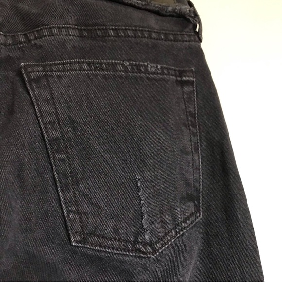 GRLFRND High Rise Chewed Hem Karolina Jeans in Excuse My French Sz 29 Button Fly - Picture 10 of 16